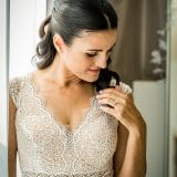 שמלת כלה + הינומה ארוכה תואמת