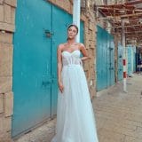 שמלת כלה נסיכותית ומהממת! לא נלבשה!